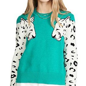 MINKPINK Snow Leopard Sweater  NWOT